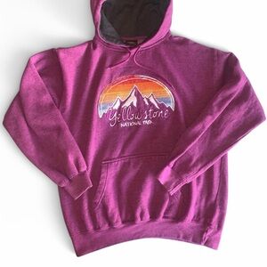 Purple Yellowstone national park Hoodie 🏔️